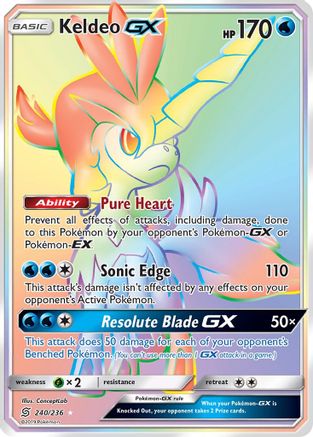 Keldeo GX (Secret) (UNM-) (Holofoil)