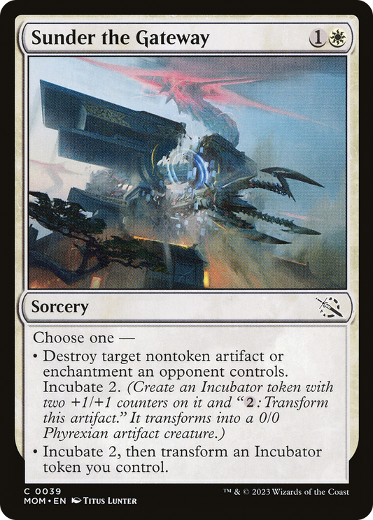 Sunder the Gateway (MOM-039) (Foil)