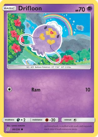 Drifloon (UNM-080) (Reverse Holofoil)