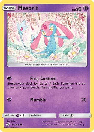 Mesprit (UNM-084) (Reverse Holofoil)