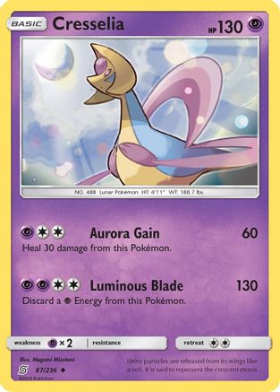 Cresselia (UNM-087) (Reverse Holofoil)