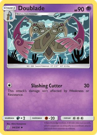 Doublade (UNM-) (Reverse Holofoil)