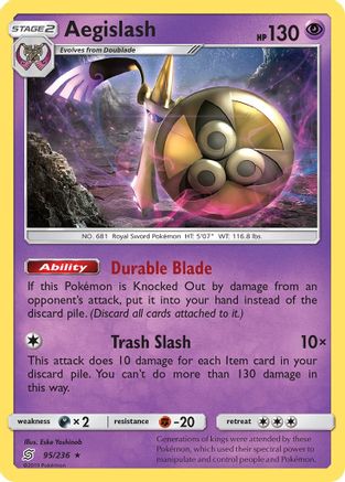 Aegislash (UNM-) (Holofoil)