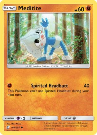 Meditite (UNM-109) (Reverse Holofoil)