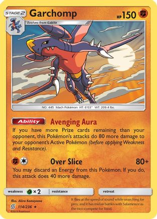 Garchomp (UNM-114) (Reverse Holofoil)