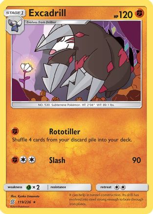 Excadrill (UNM-) (Reverse Holofoil)