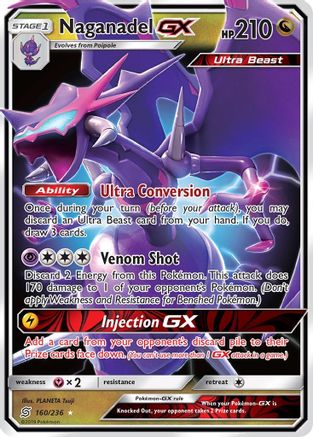 Naganadel GX (UNM-160) (Holofoil)