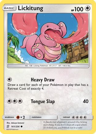 Lickitung (UNM-161) (Reverse Holofoil)