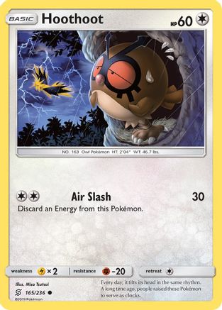 Hoothoot (UNM-165) (Reverse Holofoil)