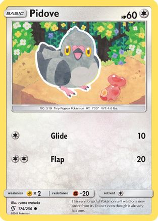 Pidove (UNM-174) (Reverse Holofoil)
