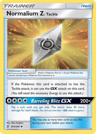 Normalium Z: Tackle (UNM-) (Reverse Holofoil)