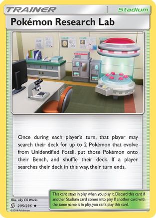 Pokemon Research Lab (UNM-205) (Reverse Holofoil)