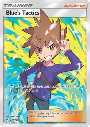 Blue's Tactics (Full Art) (UNM-) (Holofoil)