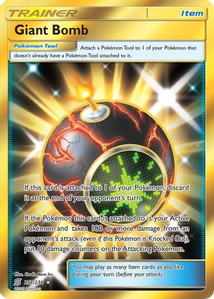 Giant Bomb (Secret) (UNM-) (Holofoil)
