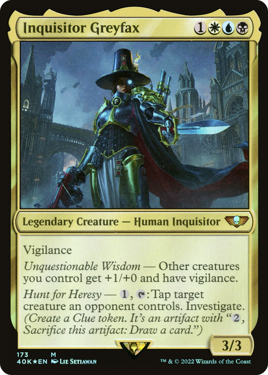 Inquisitor Greyfax (40K-173) (Foil)