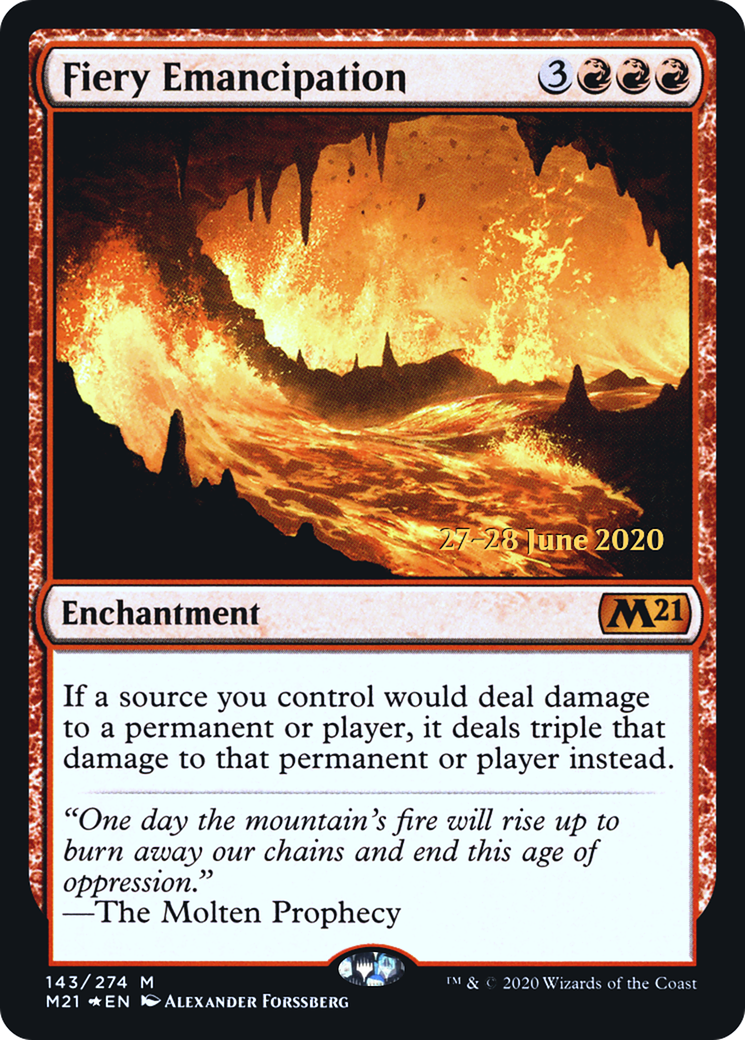 Fiery Emancipation (PRE-143S) (Foil)