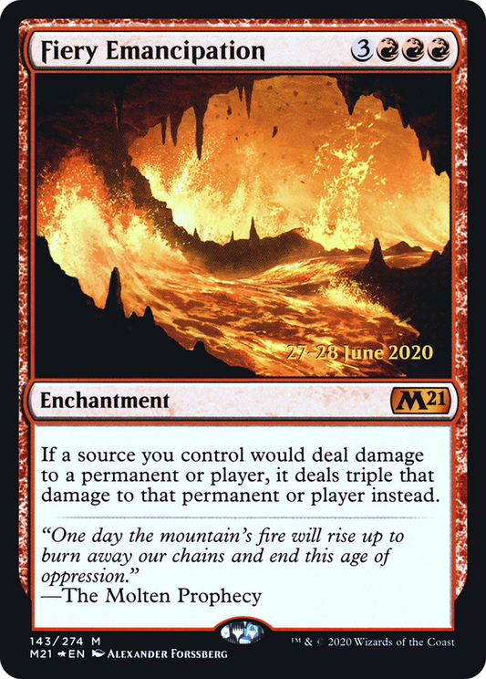 Fiery Emancipation (PRE-143S) (Foil)