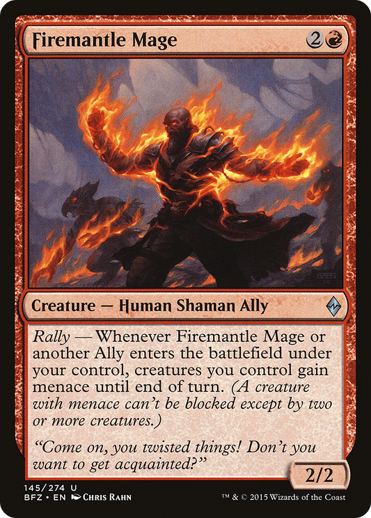 Firemantle Mage (BFZ-145) (Foil)