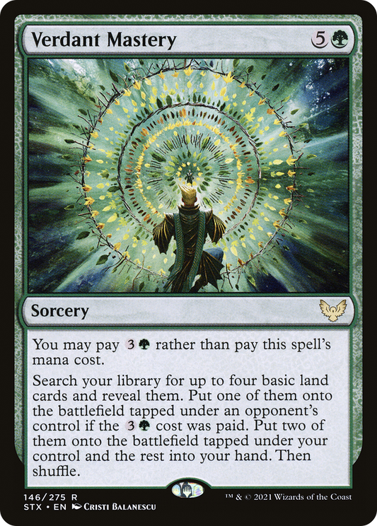 Verdant Mastery (STX-146) (Foil)