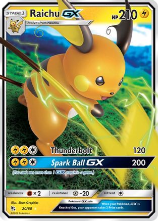 Raichu GX (HIF-020) (Holofoil)