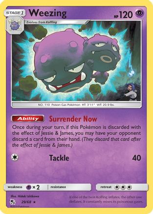 Weezing (HIF-029) (Reverse Holofoil)