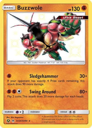 Buzzwole (HIF:SV-SV24) (Holofoil)