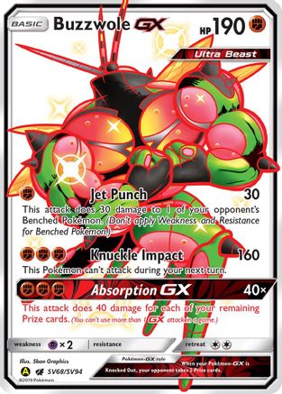 Buzzwole GX (HIF:SV-SV68) (Holofoil)