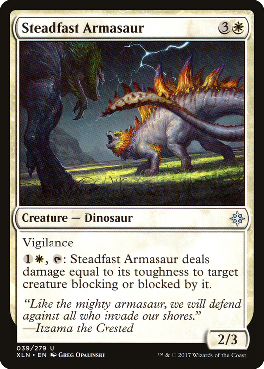 Steadfast Armasaur (XLN-039) (Foil)
