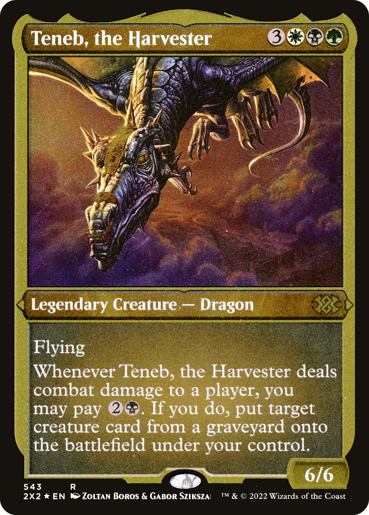 Teneb, the Harvester (2X2-543) (Etched Foil)