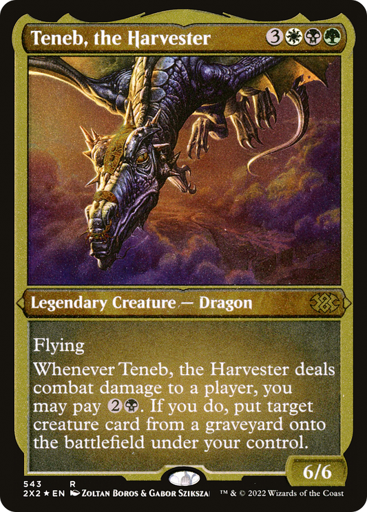 Teneb, the Harvester (2X2-543) (Etched Foil)
