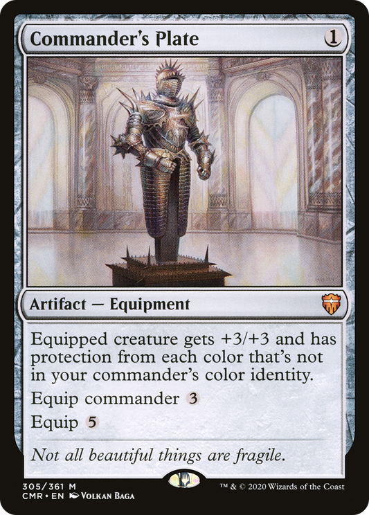 Commander's Plate (CMR-305) (Foil)