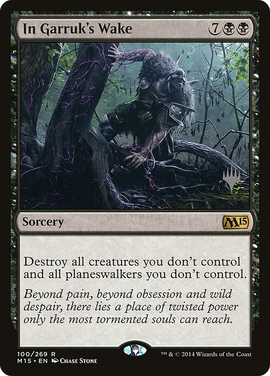 In Garruk's Wake (PPTHB-100P) (Foil)