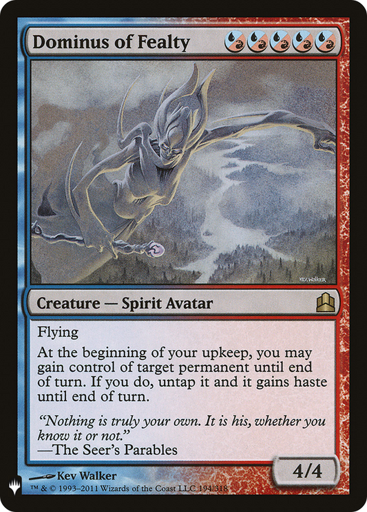 Dominus of Fealty (LIST-CMD-194)