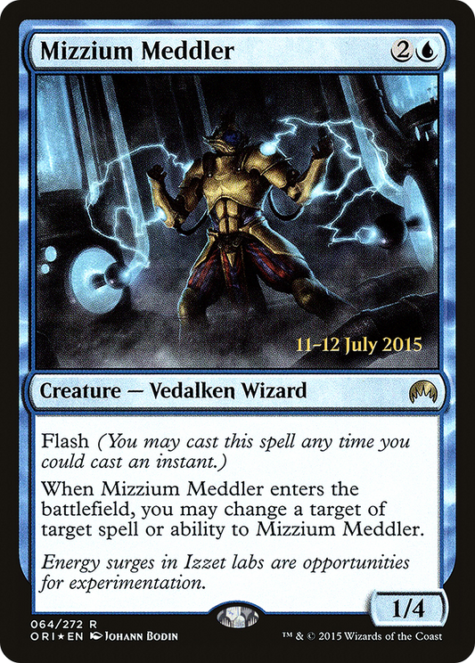 Mizzium Meddler (PRE-64S) (Foil)