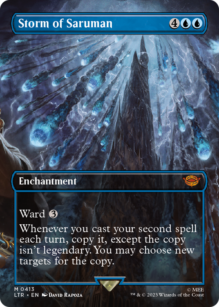 Storm of Saruman (LTR-413) (Borderless) (Foil)