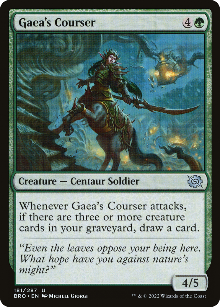 Gaea's Courser (BRO-181) (Foil)