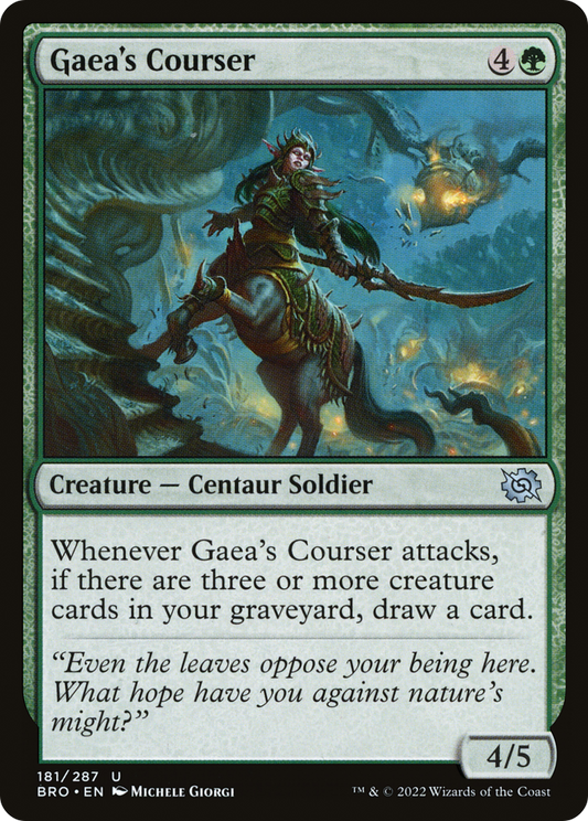 Gaea's Courser (BRO-181) (Foil)