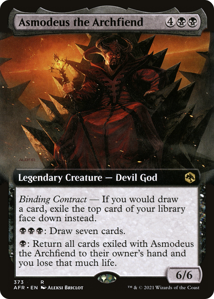 Asmodeus the Archfiend (AFR-373) (Extended Art) (Foil)