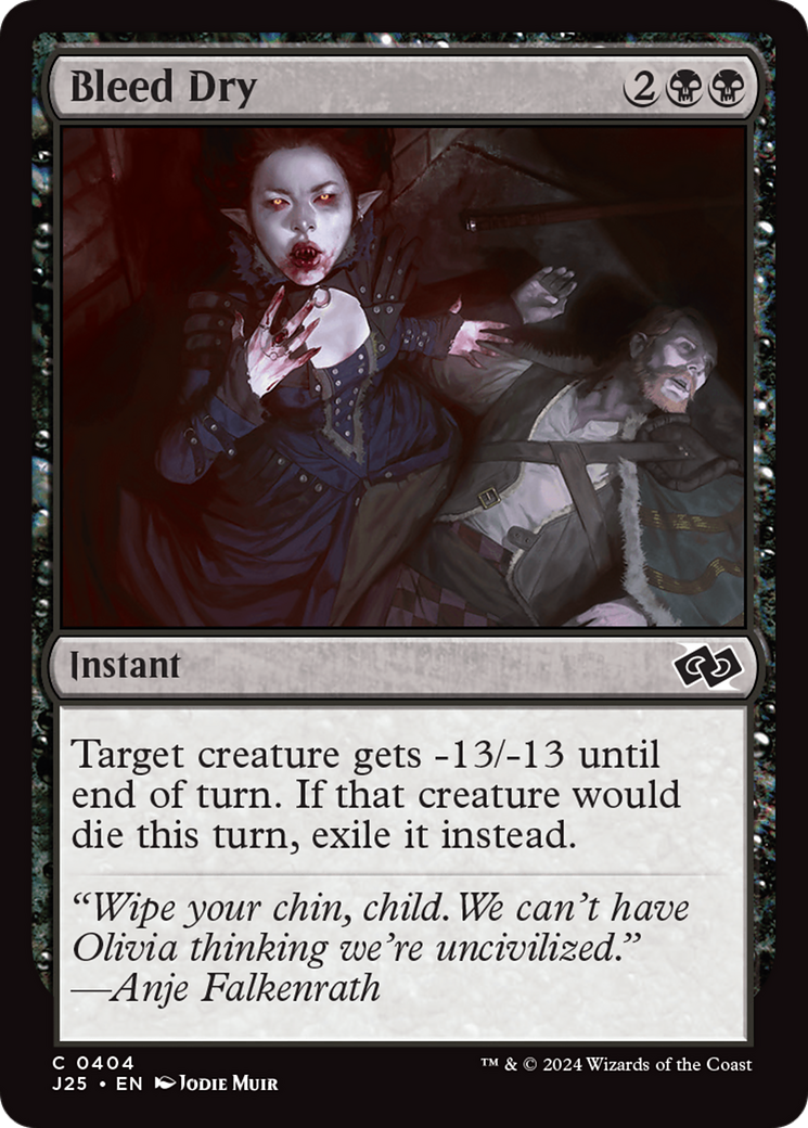 Bleed Dry (J25-404)