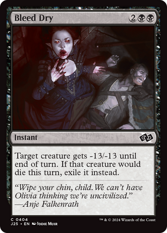 Bleed Dry (J25-404)