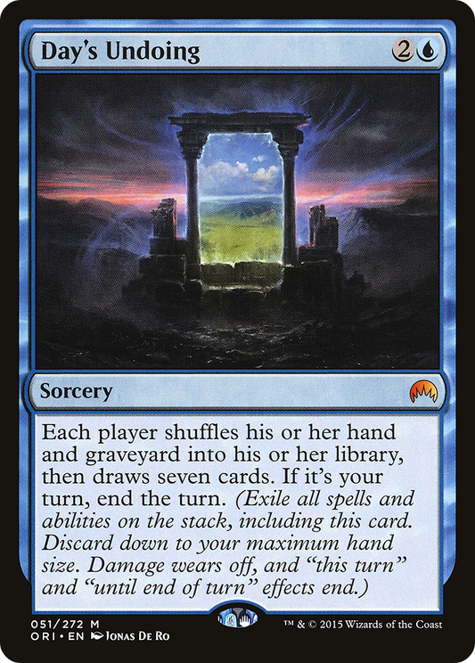 Day's Undoing (ORI-051) (Foil)