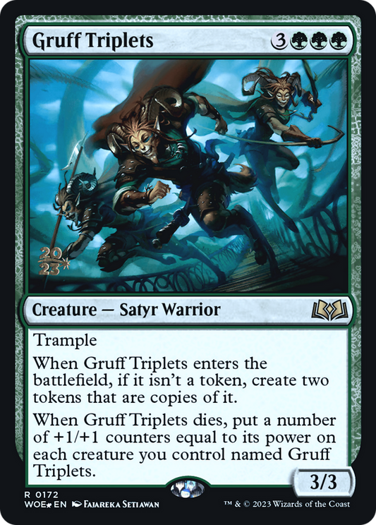 Gruff Triplets (PRE-172S) (Foil)