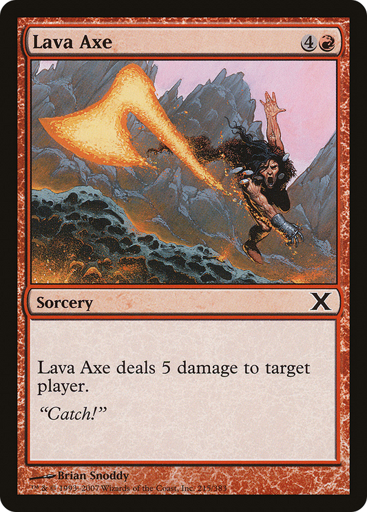Lava Axe (10E-215) (Foil)
