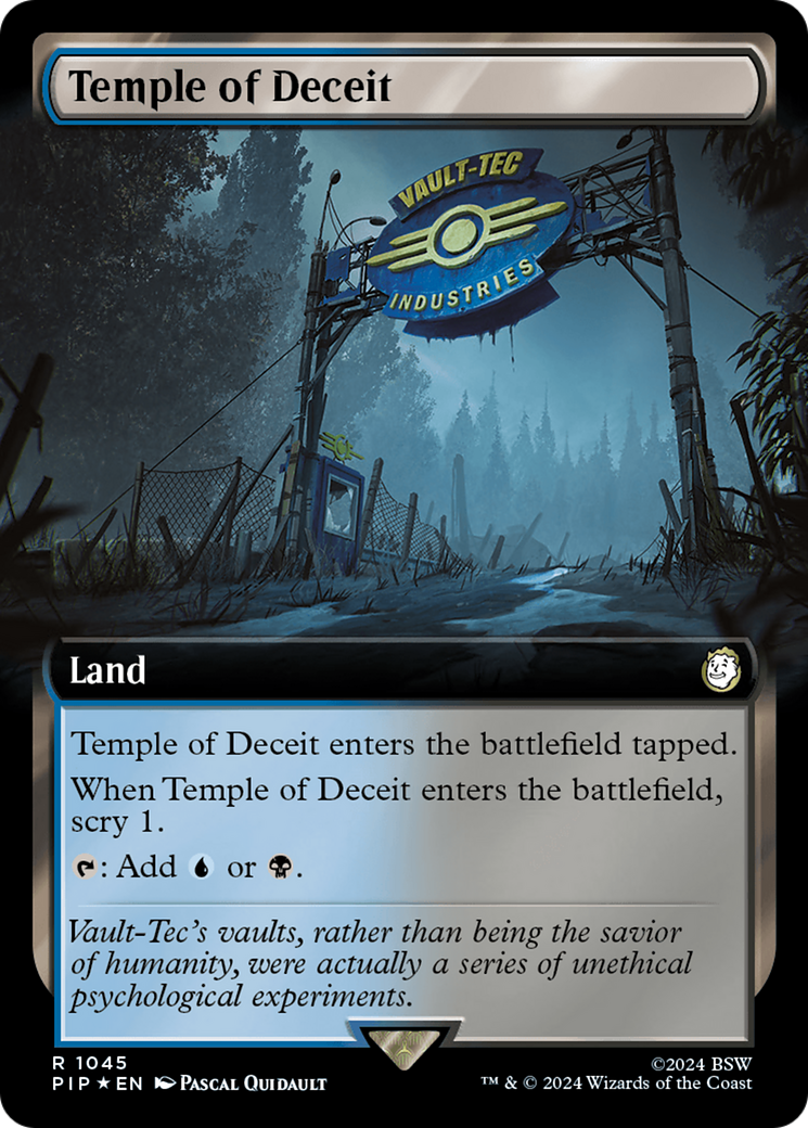 Temple of Deceit (PIP-1045) (Extended Art) (Surge Foil)