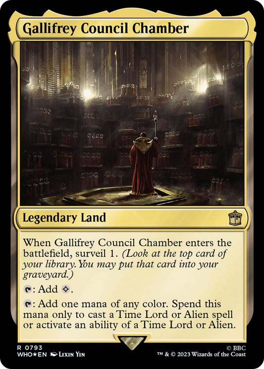Gallifrey Council Chamber (WHO-793) (Surge Foil)