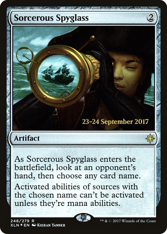 Sorcerous Spyglass (PRE-248S) (Foil)