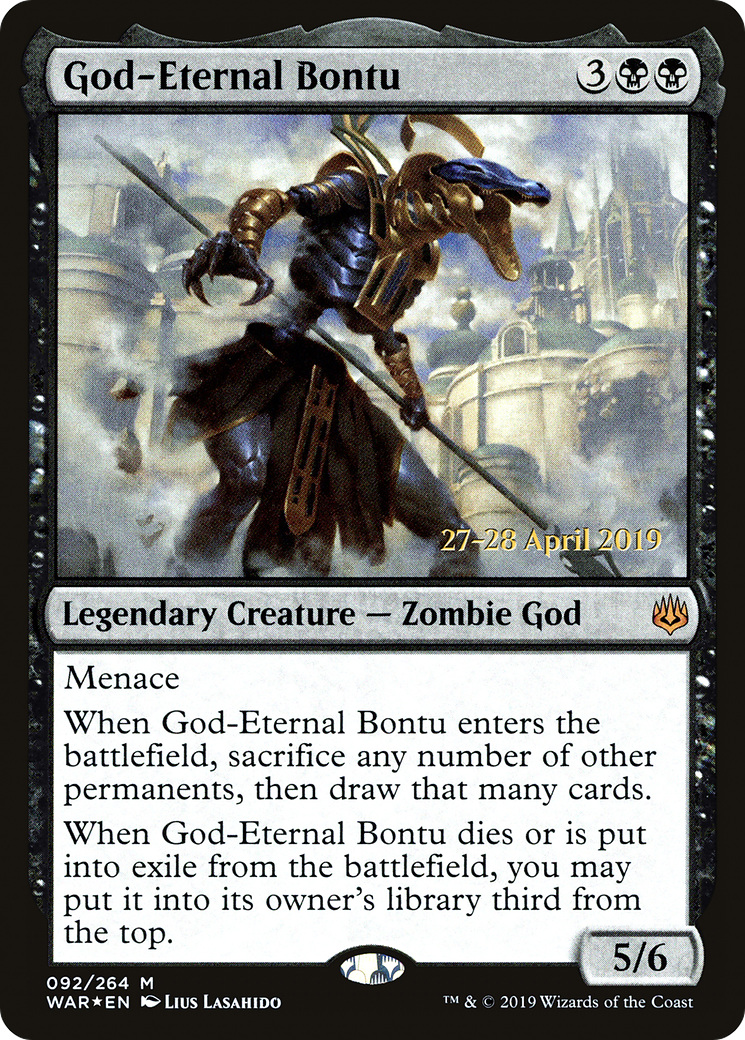 God-Eternal Bontu (PRE-92S) (Foil)