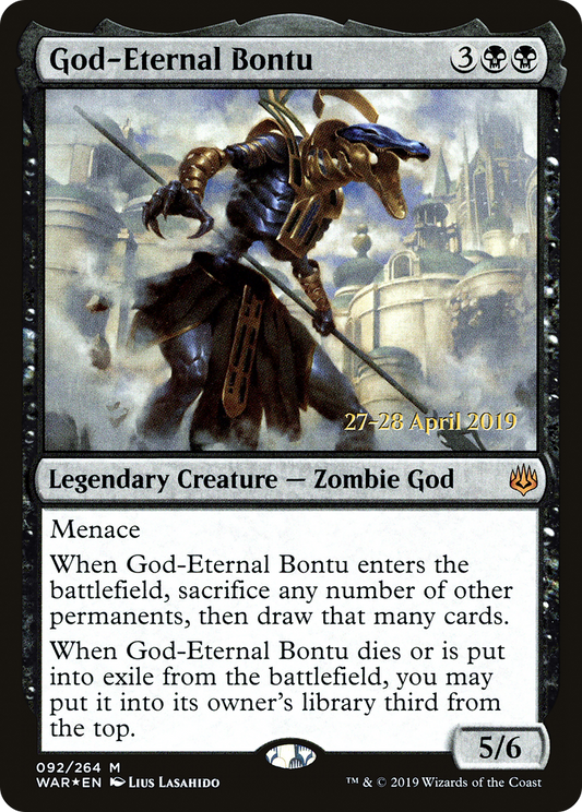God-Eternal Bontu (PRE-92S) (Foil)
