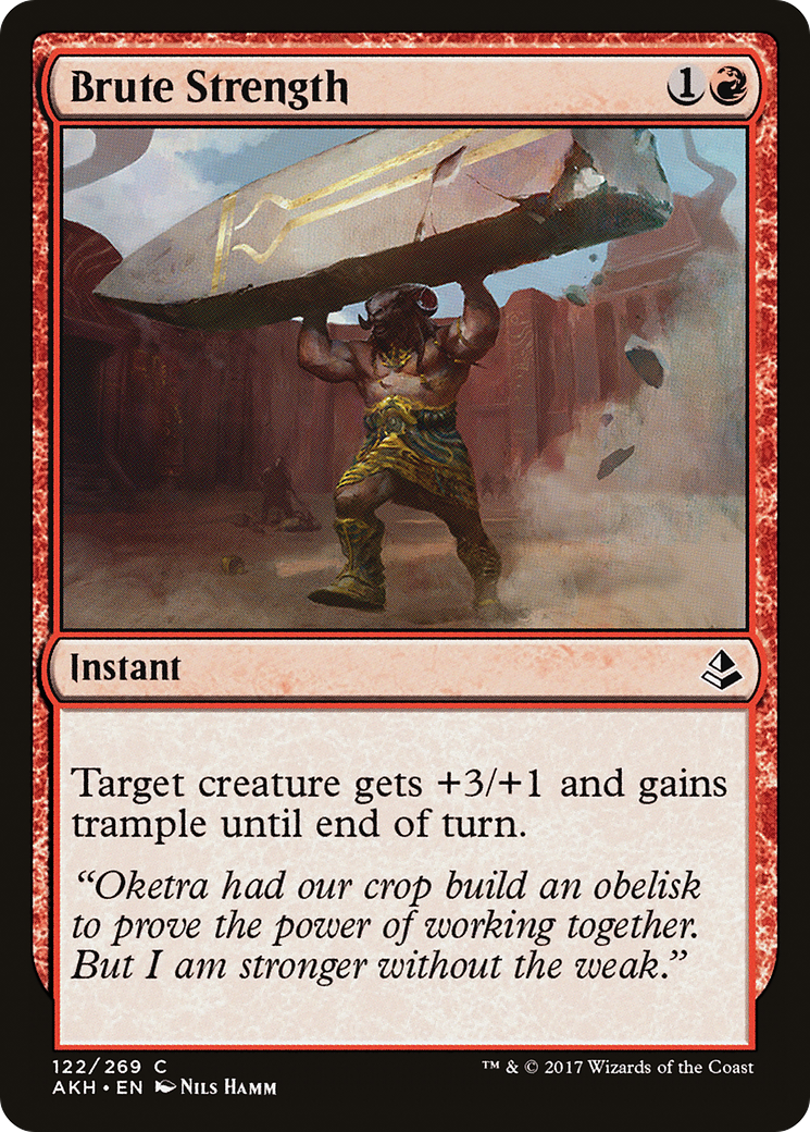 Brute Strength (AKH-122) (Foil)