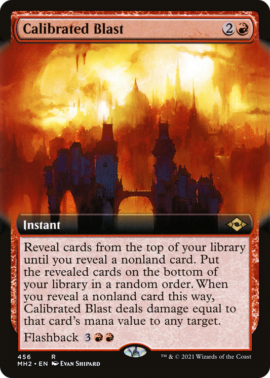 Calibrated Blast (MH2-456) (Extended Art) (Foil)